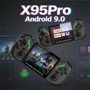 X95 Pro Handheld Game Console 3.5 Inch Screen Android Handheld WiFi Retro Game Classic Emulator Video Game Console
