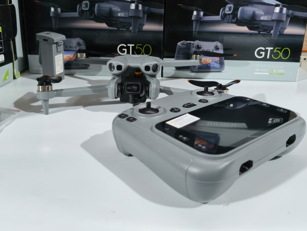 GT50 Pro Mini Drone with Remote Display – Dual Camera 4K HD, Foldable & Portable Design - Image 7