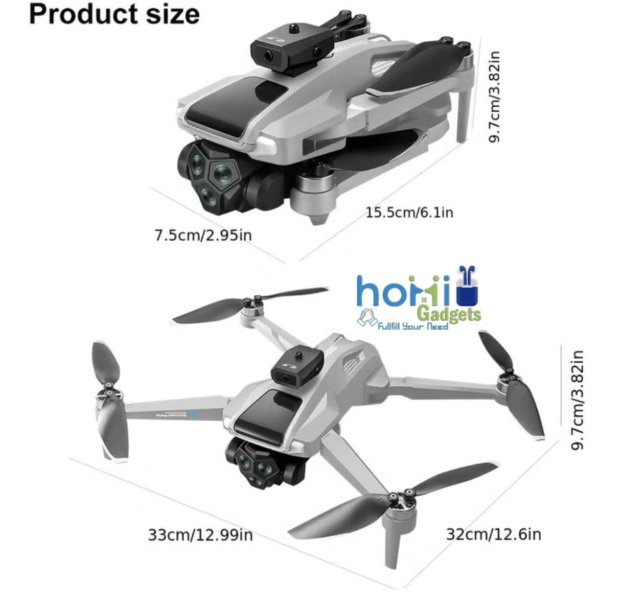 G66MAX foldable drone - Image 3