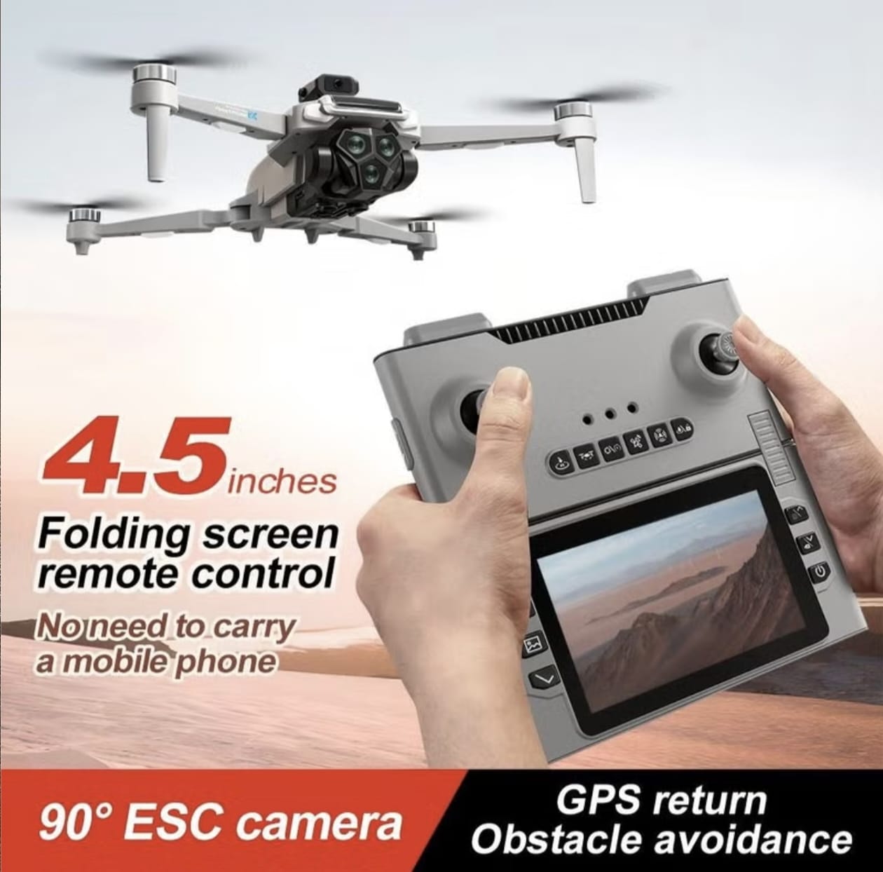 G66MAX foldable drone - Image 6